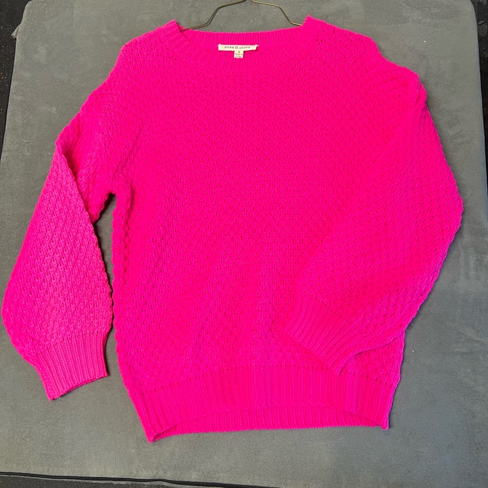 Vine & Love Vibrant Pink Knitwear